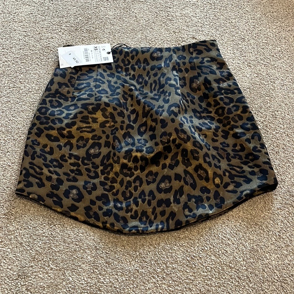 ZARA SATIN SILK SKIRT - Picture 3 of 3